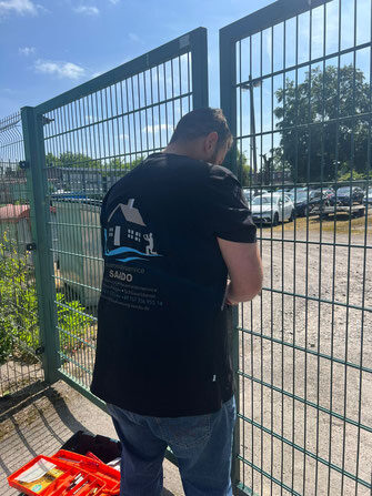 SAADO Mitarbeiter im Einsatz